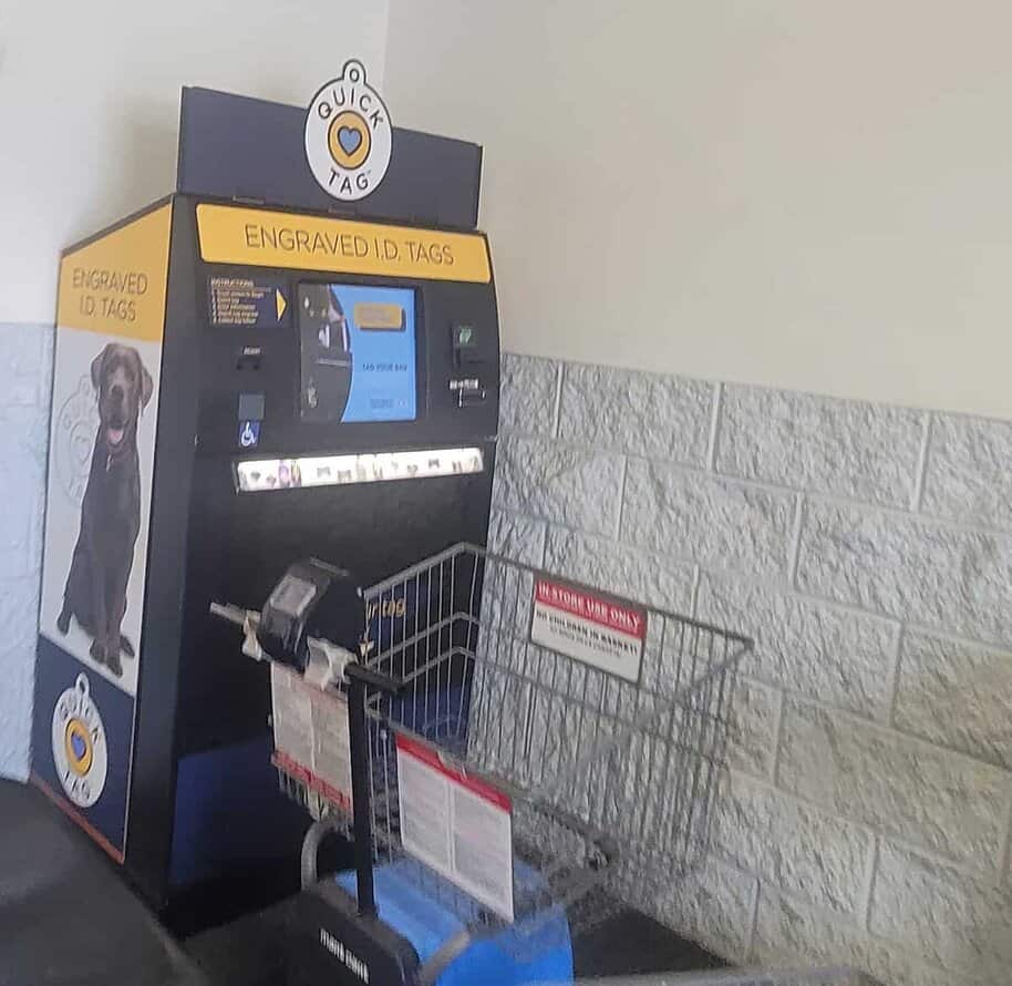 Walmart dog tag hotsell machine near me